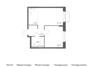 Продажа однокомнатной квартиры, 40 м2, поселение Филимонковское, жилой комплекс Квартал Марьино, к1