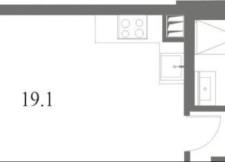 Продам квартиру студию, 26.1 м2, Санкт-Петербург, Петровский проспект, 9к2, метро Чкаловская