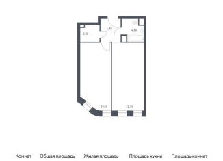 Продаю 1-комнатную квартиру, 56.3 м2, Москва, район Замоскворечье, Стремянный переулок, 2