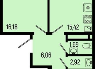 Продаю двухкомнатную квартиру, 57.5 м2, село Небуг