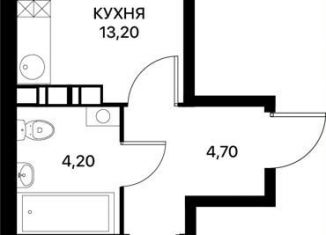 Продажа 1-комнатной квартиры, 40.4 м2, Ростовская область