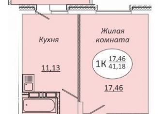 Продам 1-комнатную квартиру, 41.2 м2, Новосибирск, площадь Ленина, Центральный район