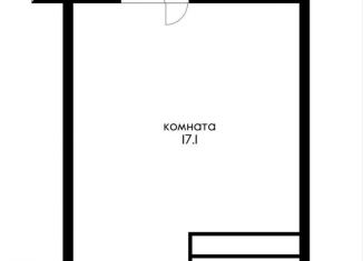 Продается квартира студия, 22 м2, Краснодарский край, улица Краеведа Соловьёва, 6к1