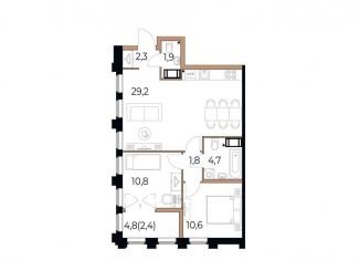 Продажа 2-комнатной квартиры, 63.7 м2, Вологодская область
