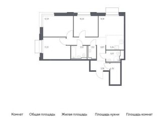 Продам 4-комнатную квартиру, 75.3 м2, Москва, метро Орехово