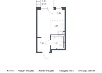 Продается квартира студия, 22.6 м2, поселение Рязановское, жилой комплекс Алхимово, к9