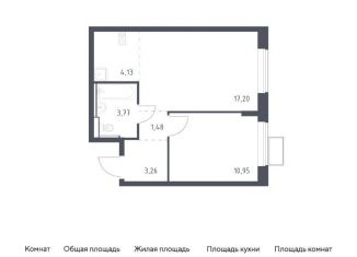 Продается 1-ком. квартира, 40.8 м2, посёлок Жилино-1, жилой комплекс Егорово Парк, к3.2, ЖК Егорово Парк