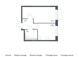 Продается однокомнатная квартира, 34.7 м2, Москва, САО