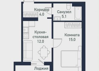 Продаю 1-комнатную квартиру, 36 м2, Челябинская область, улица имени Ефрейтора Потехина, 4