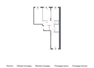 Продается 3-комнатная квартира, 76.1 м2, Москва, жилой комплекс Остафьево, к19