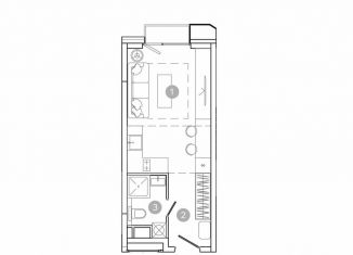 Продается квартира студия, 24 м2, Москва, ВАО