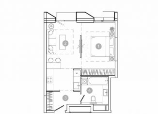 Продается 2-комнатная квартира, 43.5 м2, Москва, ВАО