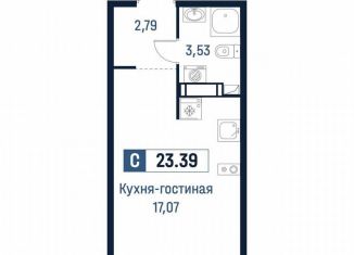 Продажа квартиры студии, 23.4 м2, Мурино