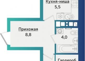 Продаю двухкомнатную квартиру, 50.4 м2, Ижевск, Индустриальный район, Южная улица