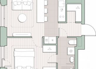 Продажа 1-комнатной квартиры, 34.3 м2, Москва, метро Мичуринский проспект