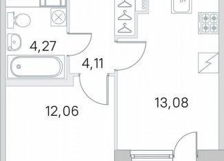 Продажа 1-ком. квартиры, 35.2 м2, посёлок Шушары