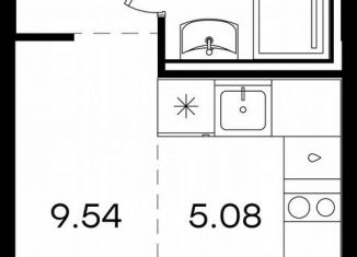 Квартира на продажу студия, 20.3 м2, городской округ Нижний Новгород