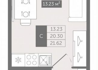 Продажа квартиры студии, 21.6 м2, Ленинградская область