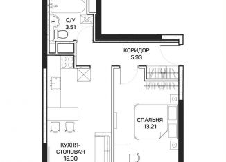 Продажа однокомнатной квартиры, 38 м2, Москва, метро Медведково, улица Корнейчука, 27