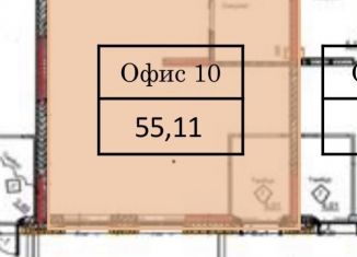 Продажа помещения свободного назначения, 55.11 м2, Казань, улица Рауиса Гареева, 103, Приволжский район