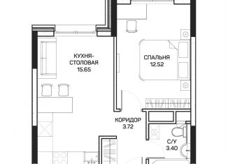 Продам 1-ком. квартиру, 35.2 м2, Москва, метро Медведково, улица Корнейчука, 27