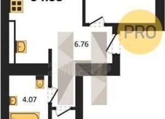 Продам двухкомнатную квартиру, 56.5 м2, Калининград, улица Героя России Катериничева, 9к2, Ленинградский район