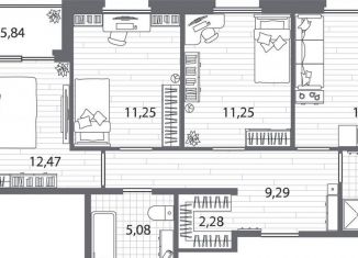 Продам 3-ком. квартиру, 78.6 м2, Санкт-Петербург