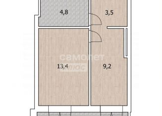 Продается однокомнатная квартира, 31.3 м2, Республика Башкортостан, улица имени Фронтовых Бригад, 15