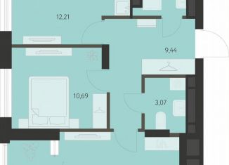 Продам 2-ком. квартиру, 54.1 м2, Екатеринбург, метро Чкаловская