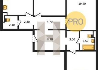 Продаю 3-ком. квартиру, 91.1 м2, Воронеж, улица Загоровского, 13к2