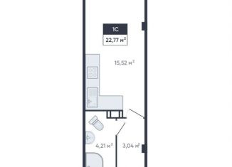 Продаю 1-ком. квартиру, 23.5 м2, Мурино, улица Шоссе в Лаврики, 93