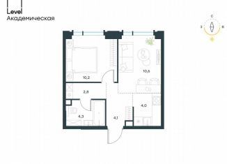 Продаю 2-ком. квартиру, 36 м2, Москва, Профсоюзная улица, 2/22, метро Профсоюзная