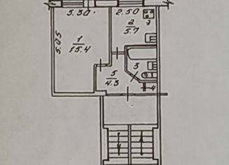 Продам 1-комнатную квартиру, 29 м2, Новосибирск, Широкая улица, 123