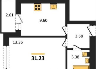 Продажа 1-комнатной квартиры, 31.2 м2, Калининград, Московский район