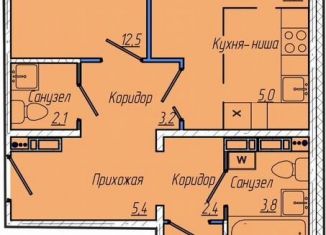 Продаю 2-комнатную квартиру, 67.4 м2, Кемерово, Притомский проспект, 30А, Центральный район