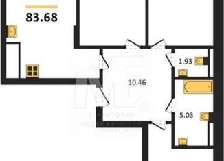 Продам 3-ком. квартиру, 83.7 м2, Калининградская область