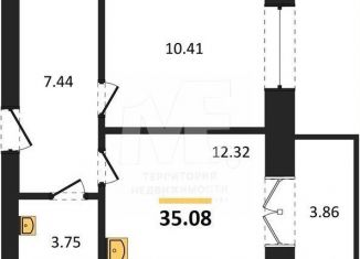 Продажа однокомнатной квартиры, 35.1 м2, Пионерский, Комсомольская улица, 19