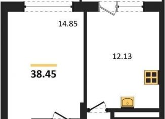 Продажа 1-ком. квартиры, 38.4 м2, Воронеж, Московский проспект, 66