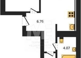 Продам 2-ком. квартиру, 54.6 м2, Калининград, улица Героя России Катериничева, 9к2