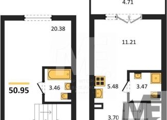 Продается квартира студия, 51 м2, Калининградская область