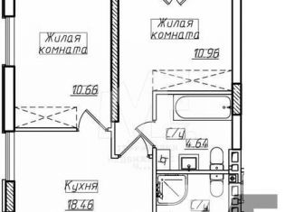 Продам 2-комнатную квартиру, 54.5 м2, Пионерский