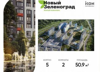 2-комнатная квартира на продажу, 50.9 м2, деревня Рузино