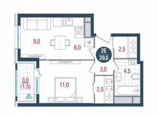 Продается 1-комнатная квартира, 39 м2, Москва, Кавказский бульвар, 51, метро Южная