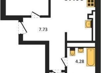 Продам 2-ком. квартиру, 57.1 м2, Калининград, Московский район