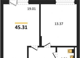 Продается однокомнатная квартира, 45.3 м2, поселок Малое Исаково, 2-й Портовый переулок, 8