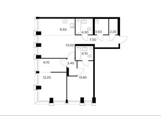 Продаю 3-ком. квартиру, 78.8 м2, Москва