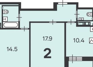 Продам 2-ком. квартиру, 57.6 м2, Москва, Пролетарский проспект, 14А, ЮАО