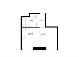 Продам квартиру студию, 36.3 м2, Москва, метро Водный стадион