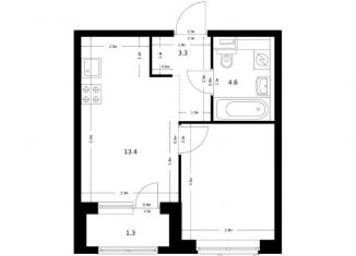 Продажа 1-ком. квартиры, 32.3 м2, Амурская область