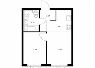 Продам 1-ком. квартиру, 32.4 м2, Ленинградская область, жилой комплекс Янинский Лес, 6